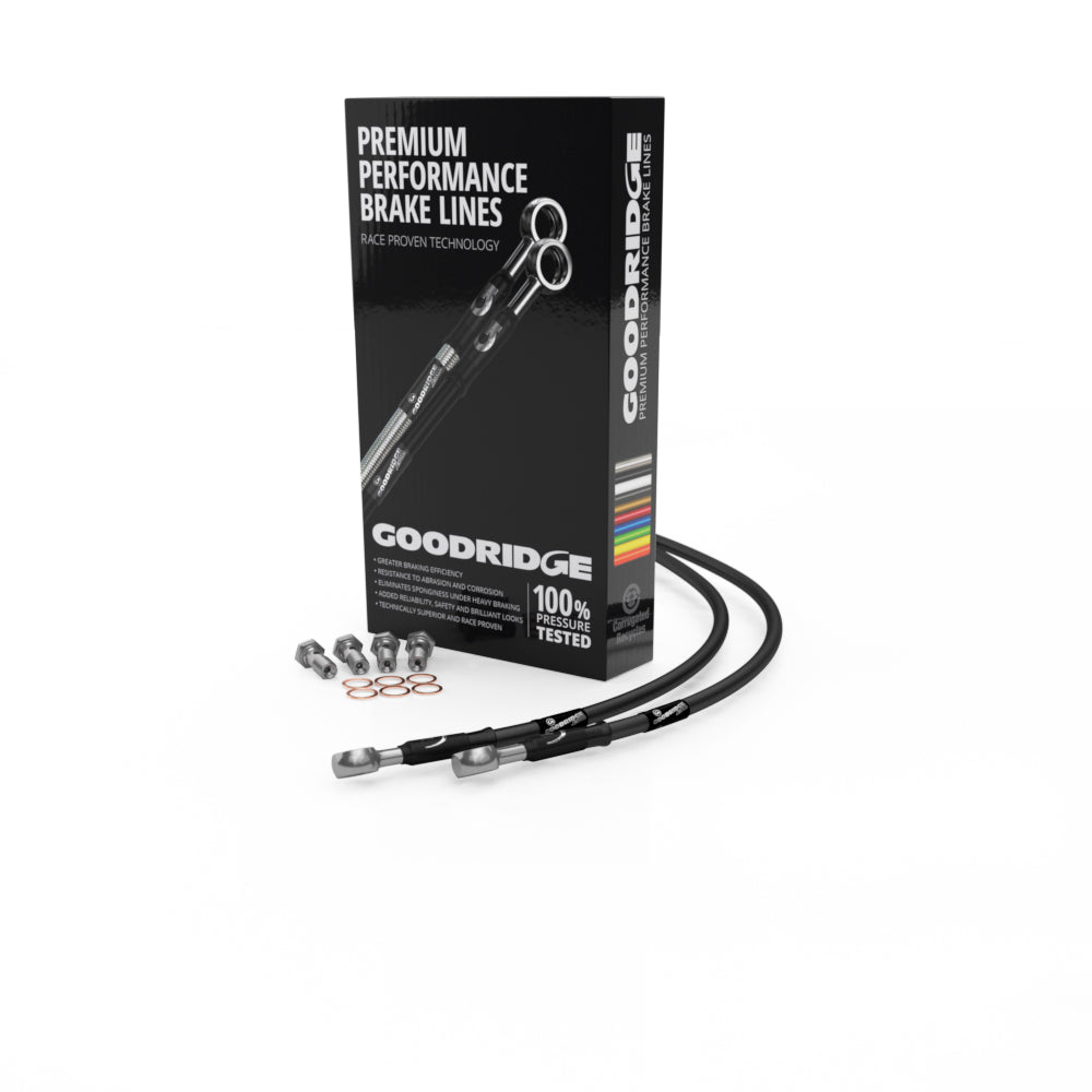 GOODRIDGE PERFORMANCE BRAKE HOSE KIT FOR PEUGEOT VIVACITY 50 - Goodridge