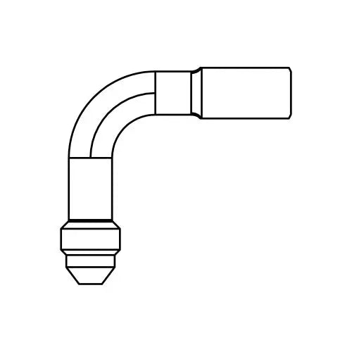 Goodridge Buildaline - 90 Degree Banjo Adaptor - 10mm Hole - Goodridge